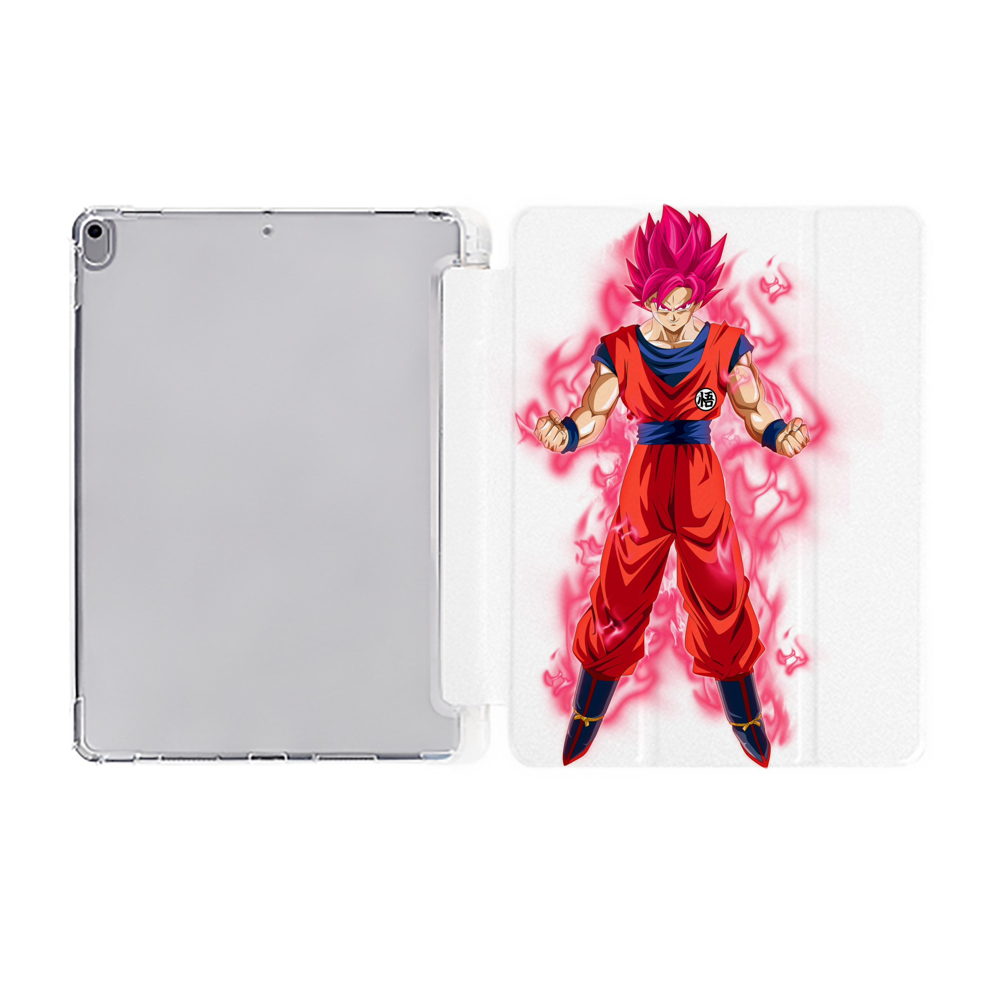 （画像用） ドラゴンボール 孫 悟飯（そんごはん）DRAGON BALL Son Gohan IPad ケース ペン収納付き 三つ折りスタンド PUレザー×シリコン 対応機種9.5/10.5/10.9インチ
